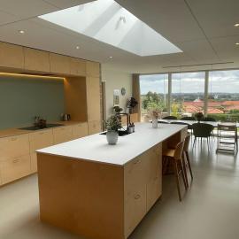 Newly built house with stunning views