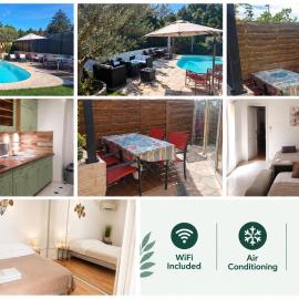 Cosy Bas de Villa avec Piscine, Parking & Proche Cannes
