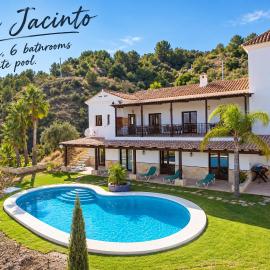 Private Mansion 7 bedroom, 6 bathrooms & private pool with spectacular views over entire Costa del Sol 'SAN JACINTO'