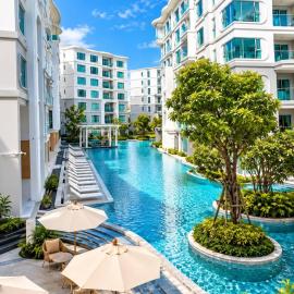 Pool view apartment Serenity Nai Yang