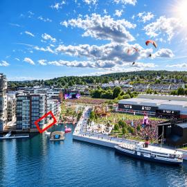 Luxury Panoramaview to the Slottsfjell festival