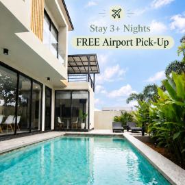 AURA STAY-Cozy Pool Villa Walk to Kad Farang
