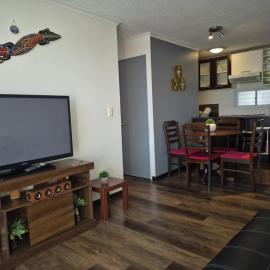 Hermoso Departamento con vista al mar frente a Playa Herradura