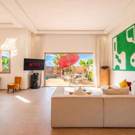 Villa Palms Atlas with Private Heated Pool ,18 Min from Jemaa el-Fna