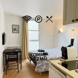 Studio Le 118 tout équipé à Nancy - garage gratuit sur place