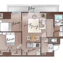 H9 Sapporo Residence by NORTO, viešbutis mieste Tsukisappu
