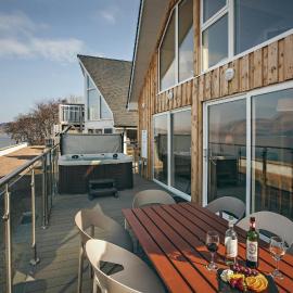 Beach Houses with Hot Tubs, hotel v destinácii Glencoe