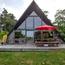 Dream Waterfront A-Frame in Orleans