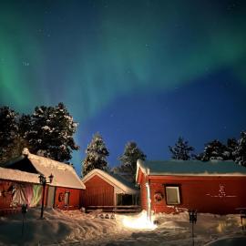 Camp Caroli Wooden Cabins, Hotel in Jukkasjärvi