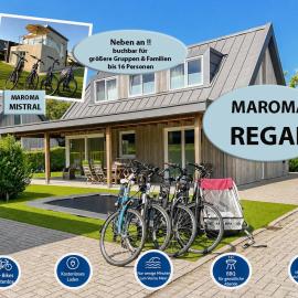 Maroma REGAL Exklusive Luxus-Ferienvilla in der Nähe des Veerse Meer mit kostenlosen 4 E-BKEs, kostenlosem Laden und großem Trampolin
