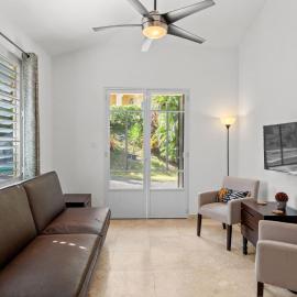 Casita 2 at Ceiba Tree Inn. Tranquility with Garden Views and Pergola with Ocean Overlook