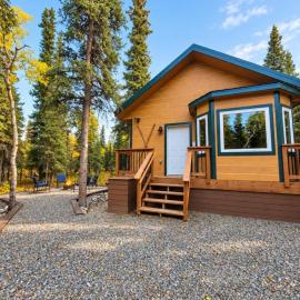Denali Wild Stay - Muskrat cabin, private, free wifi, free parking, sleep 4 โรงแรมในฮีลี