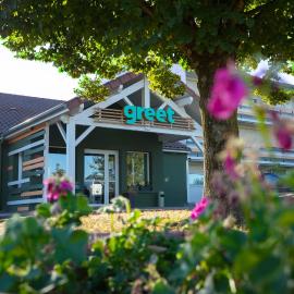 greet Hotel Belleville en Beaujolais A6、ベルヴィル・シュル・ソーヌのホテル