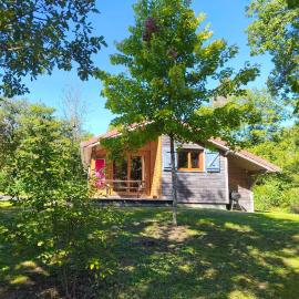 8 Chalets individuels à 1500m des cascades du Hérisson avec poêle à bois, hotel a Bonlieu