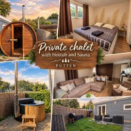 Spa Chalet Veluwe Wellness with Private HOTTUB and SAUNA - Family Holiday House with Fenced Garden - Veluwe Holiday Putten, hotel v destinaci Putten