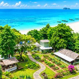 Le Panpurie Koh Lanta Resort - Boutique Resort 2 Minutes walk to the beach, hotell i Ko Lanta