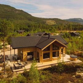 Villa Hygge with sauna & jacuzzi, khách sạn ở Vradal