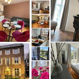 Villa Vermillon Boutique Apartments, Refined 1- & 2-Bedroom Apartments & Studio, Newly Renovated, Fully Equipped, Premium Bedding, City Centre, Train Station, Private Parking, Set in a Historic Hôtel Particulier, hotel v mestu Amiens