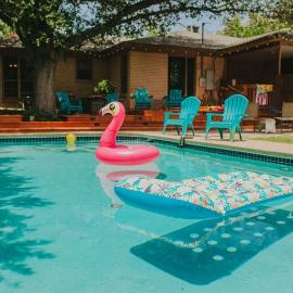 Sayles Ranch Hideout Cabin Huge Deck Pool