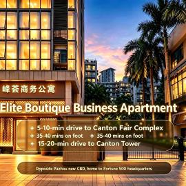 Elite Boutique Business Apartment Canton Tower Pazhou Exhibition Center Branch
