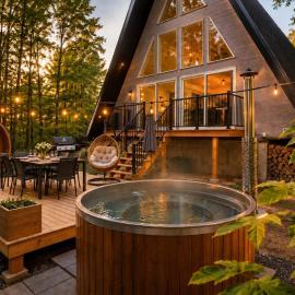 Kartalla - the A frame experience in Tremblant, hotel i Saint-Rémi-dʼAmherst
