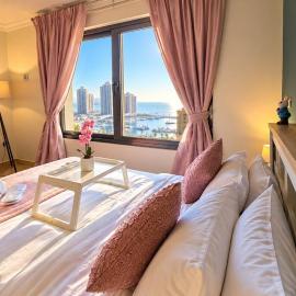 Porto Arabiya Tower 3 - Sea Escape Retreat, Viewing Pearl Marina - 1602