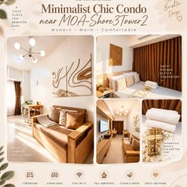 Minimalist Chic Condo near MOA-Shore3 Tower2