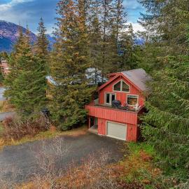Quiet Girdwood Home w Western Exposure Light