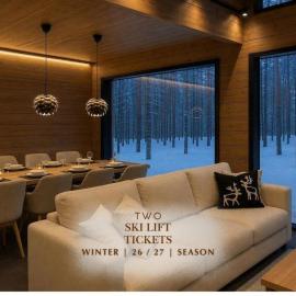 Tieva Chalets Levi, Ski-in, Ski-out with Private Hot Tub by Aavalevi