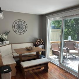 2BR lakefront home, stunning water views