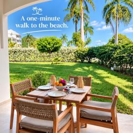 Gorgeous Blue Bay apt 1 min walk from beach perfect for families and couples