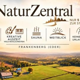 NaturZentral - Digital Detox, Kreativ-Auszeit, Sauna und Weitblick, hotelli kohteessa Frankenberg