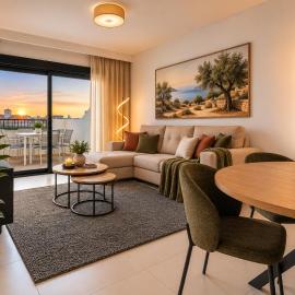 Luxury 2-Bedroom Apartment with Pool and Large Private Terrace near Torrevieja