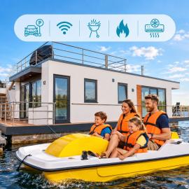 Floatinghouse Albatros - LP4, hotel i Vetschau