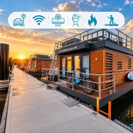 Floatinghouse Dicke Bärta, hotel u gradu 'Klitten'