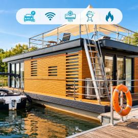 Floatinghouse Möwe 2 - LP2, hotel i Vetschau