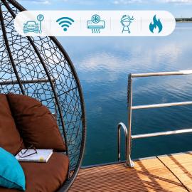 Floatinghouse KonTiki - LP8 – hotel w mieście Vetschau