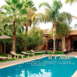 Royal Palm Riad, Breakfast, Lunch, Transport and Luxury Activities