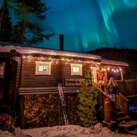 Dividola arctic wilderness cabin, hotel di Vika