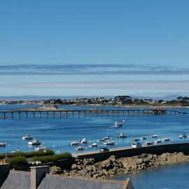 Studio vue mer roscoff et île de batz