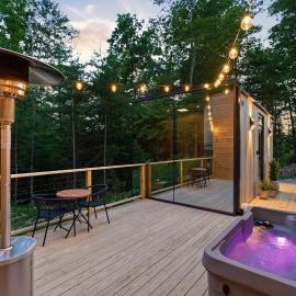 Heartleaf | Modern Lux Mirror Home | HotTub, hotell i Campton