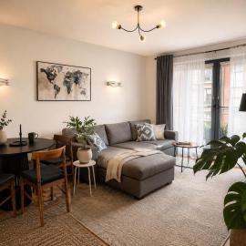 Luxurious Entire Guest House with Grand Living Space and Panoramic Balcony Views