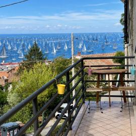 casa Ludovica-vista Barcolana-giardino privato