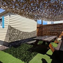 Bungalow entre oliviers et pins, -10mn de la plage, hotel a Châteauneuf-lès-Martigues
