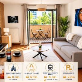 Parenthèse lumineuse près de Disney, Parking privé