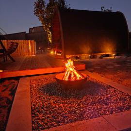 Romantischer POD - Gegen Aufpreis mit Hot Tub - Whirlpool & Sauna