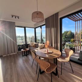 Apartament B39 nad jeziorem z dostępem do sauny siłowni Szczyrk