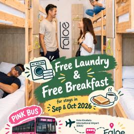Faloe Hostel، فندق في كوتا كينابالو