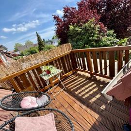Fewo mit Balkon neben Uni