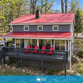 Spacious cabin w private river, hot tub & fire pit, Hotel in Harpers Ferry